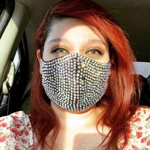 Rhinestone Face Masks